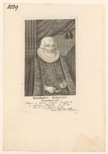 Portrait of Georg Queccius