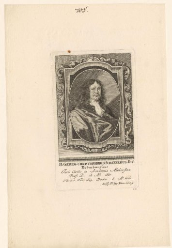 Portrait of Georg Christoph Schaeffer
