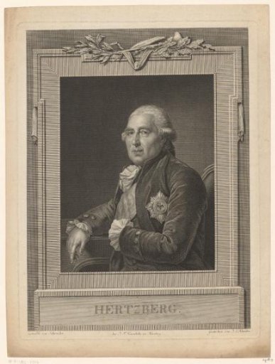 Portrait of Ewald Friedrich von Hertzberg