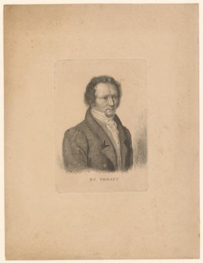 Portrait of Bernhard Friedrich Thibaut