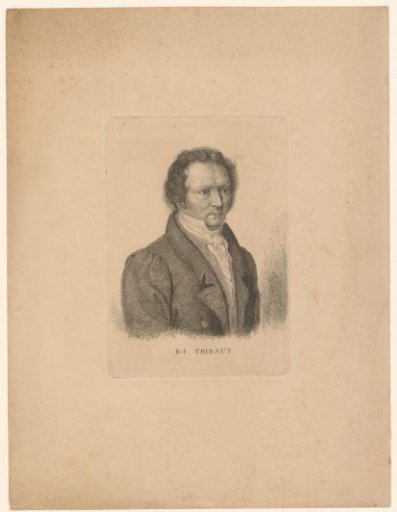 Portrait of Bernhard Friedrich Thibaut