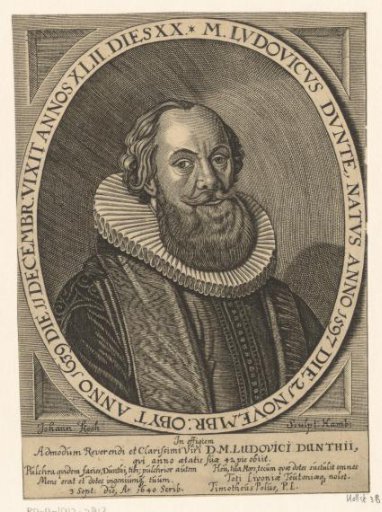 Portrait of Ludovicus Dunte at the Age of 42
