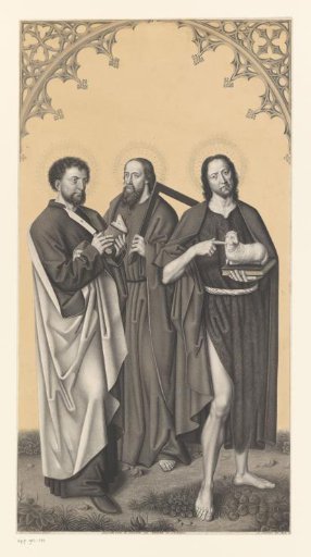Saint Bartholomew, Thomas and John the Baptist