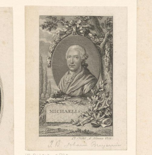 Portrait of Johann Benjamin Michaelis