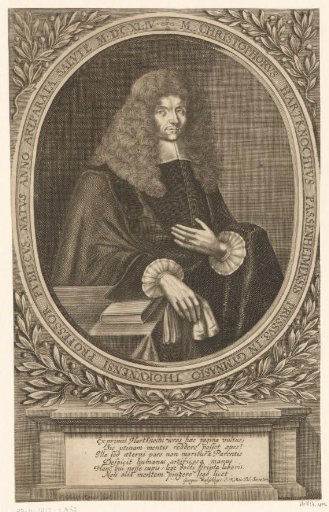 Portrait of Christoph Hartknoch