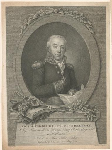 Portrait of Victor Friedrich Gottlieb von Biedersee