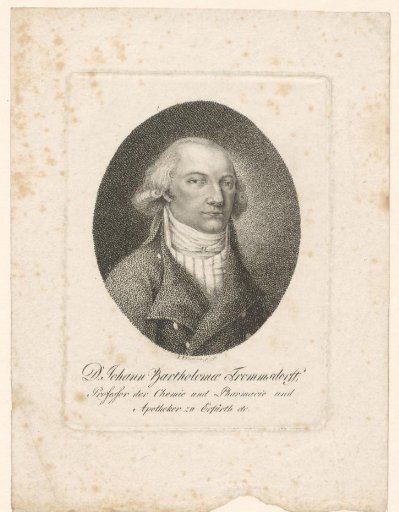Portrait of Johann Bartholomäus Trommsdorff