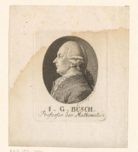 Portrait of Johann Georg Büsch