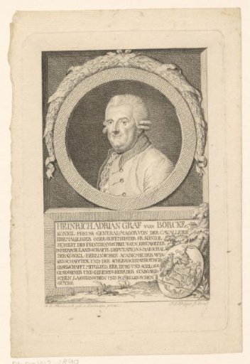 Portrait of Heinrich Adrian von Borcke