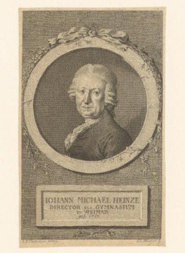 Portrait of Johann Michael Heinze