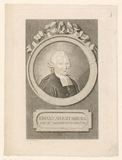 Portrait of Johann August Hermes