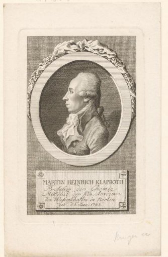 Portrait of Martin Heinrich Klaproth