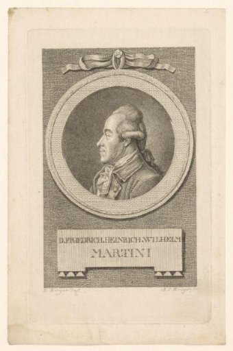 Portrait of Friedrich Heinrich Wilhelm Martini
