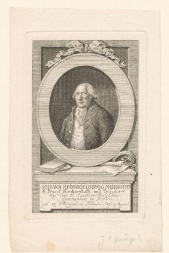 Portrait of Johann Heinrich Ludwig Meierotto