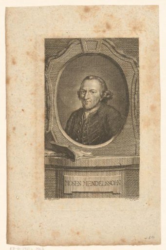 Portrait of Moses Mendelssohn