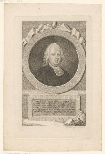 Portrait of Johann Hinrich Pratje