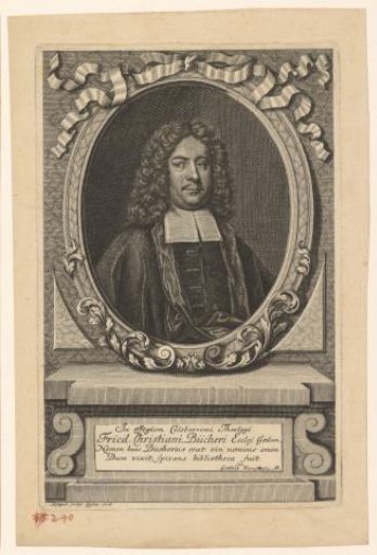Portrait of Friedrich Christian Bücher