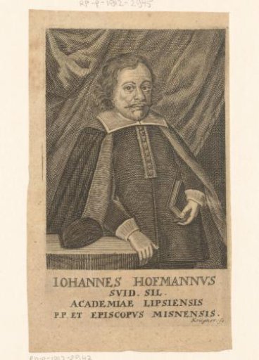Portrait of Johann Hoffmann