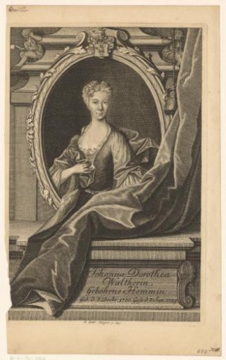 Portrait of Johann Dorothea Walther