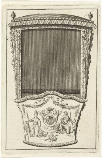 State coach of the French envoy at the peace negotiations in Utrecht, 1713