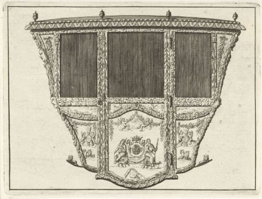 State coach of the French envoy at the peace negotiations in Utrecht, 1713