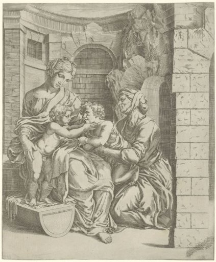 The Holy Family with John the Baptist and Elizabeth