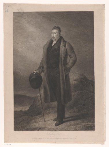 Portrait of Gilbert du Motier, Marquis de la Fayette