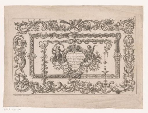 Ornamental frames and cartouche