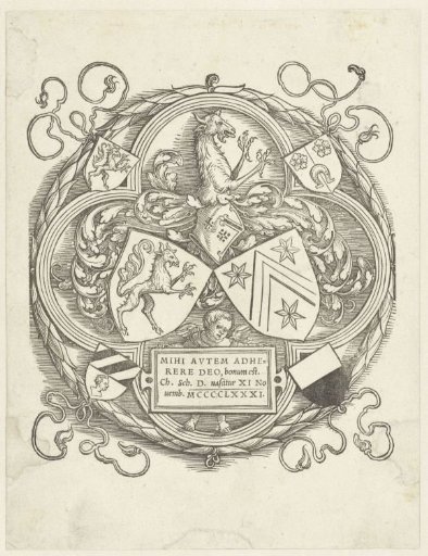 Arms of the Families Scheurl and Zinger