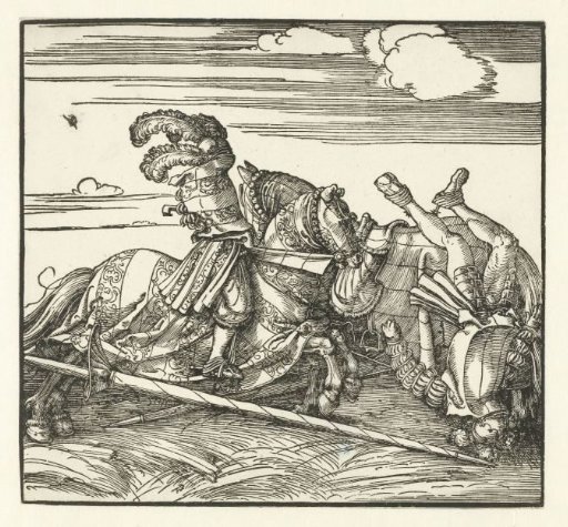 Two Riders in Combat