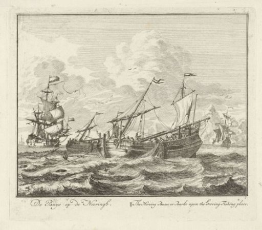 Herring Buss on the Fishing Grounds