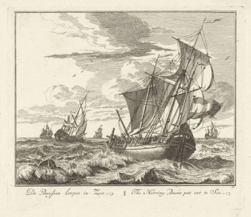 Herring Buss Setting Sail