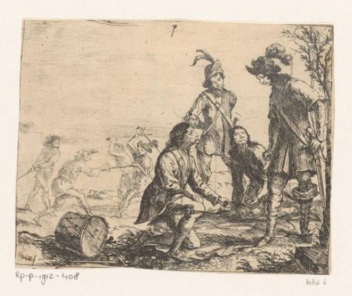 Soldiers gambling