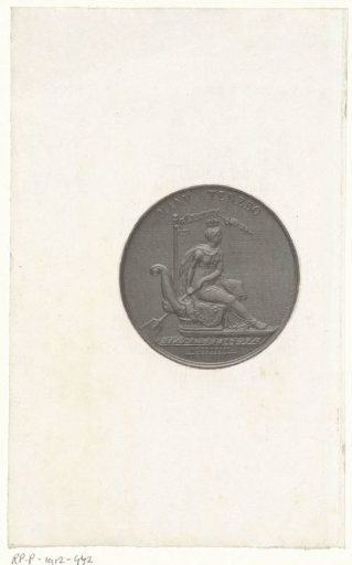 Coin on the occasion of the jubilee of King Willem I