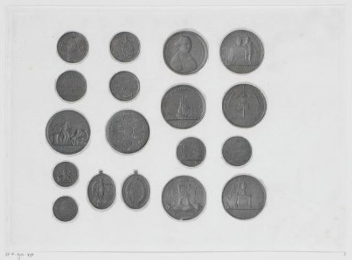Various coins and commemorative medals