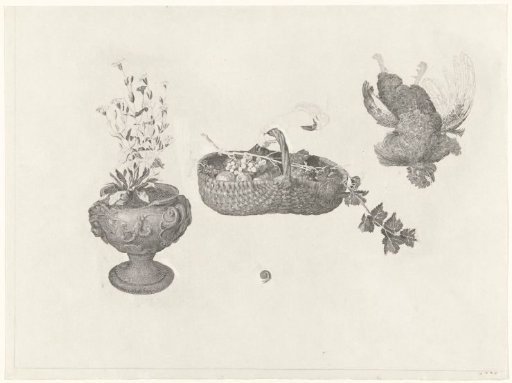 Woman with a Basket of Fruit in Her Hand by the Window