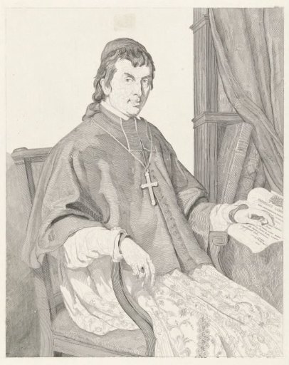 Portrait of Cornelius Ludovicus Baron van Wijkerslooth, Bishop of Curium
