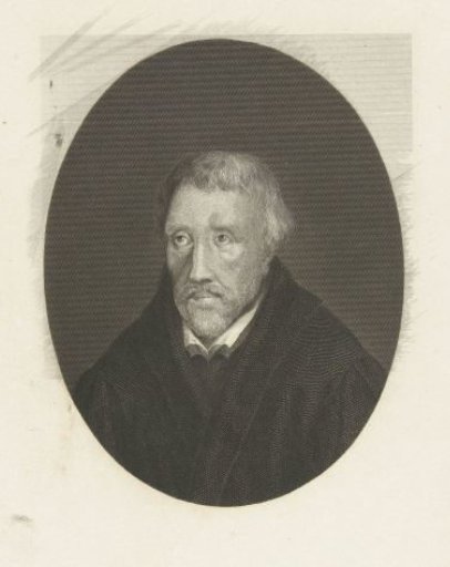Bust of a man in oval