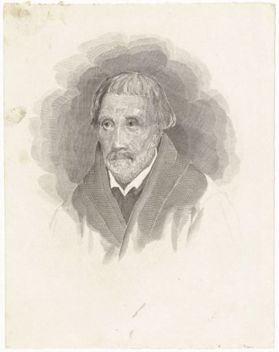 Bust of a man in oval