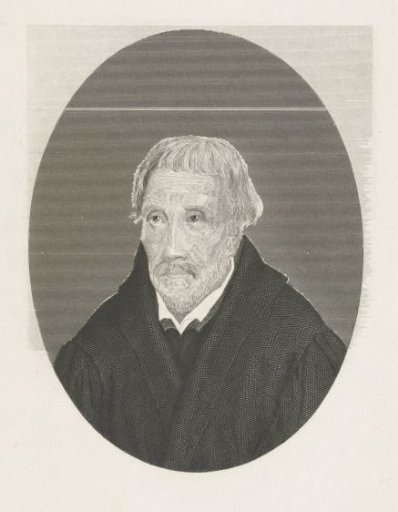 Bust of a man in oval