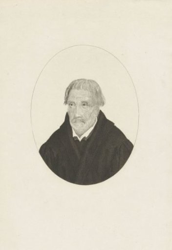 Bust of a man in oval