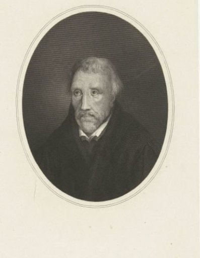 Bust of a man in oval