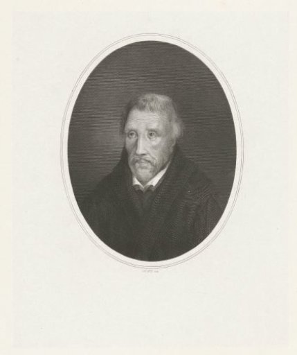 Bust of a man in oval