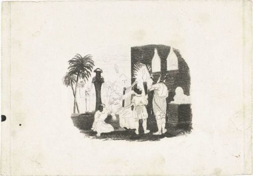 Group of Musicians Playing at Night Before a Woman's Window