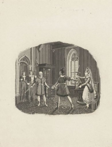 Woman Handing Her Husband His Sword