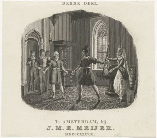 Woman Handing Her Husband His Sword