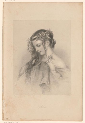 Ophelia, from Shakespeare's Hamlet