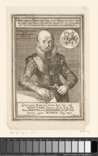 Portrait of Hieronymus Fabricius