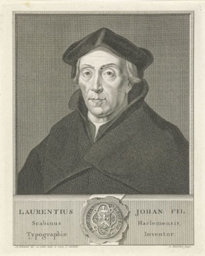 Portrait of Laurens Jansz. Coster