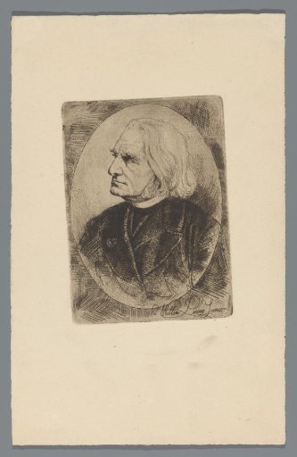Portrait of Franz Liszt